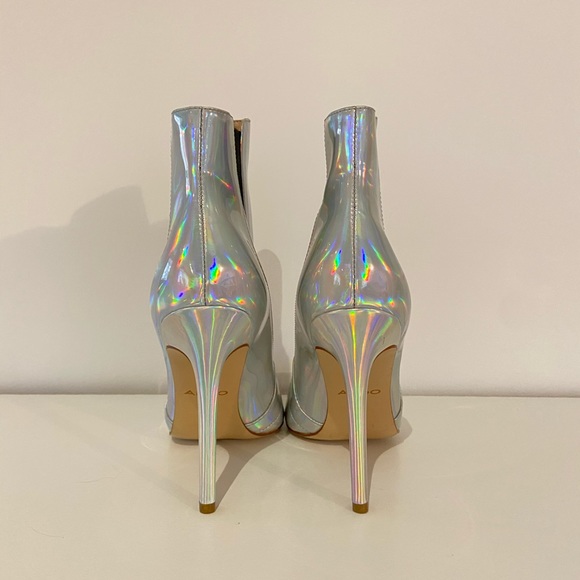 Iridescent Chelsea Heeled Bootie - Picture 4 of 5